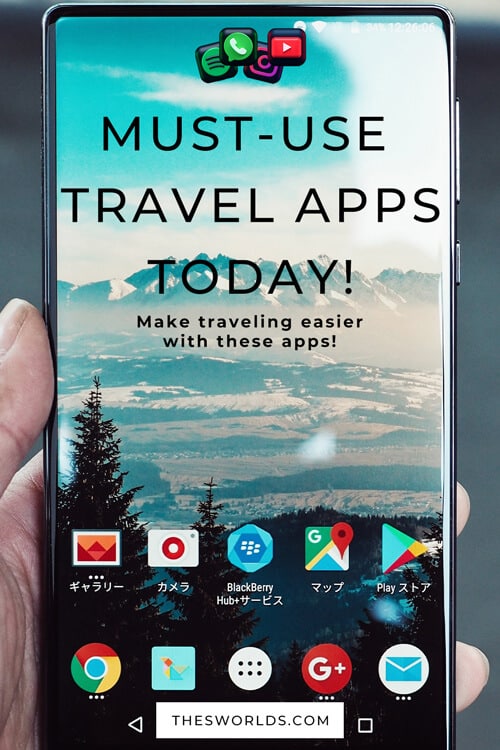 Must use travel apps today
