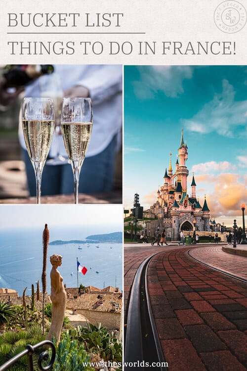 Bucket list things to do in France